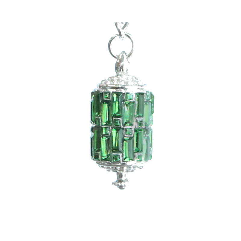 Porte-clés de prière de prospérité, Vert