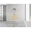Meuble-lavabo mural 28 po avec lavabo en céramique blanche et porte à fermeture en douceur, emballage KD, contreplaqué-121099599