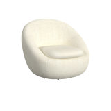 Avamay Upholstered Swivel Barrel Chair