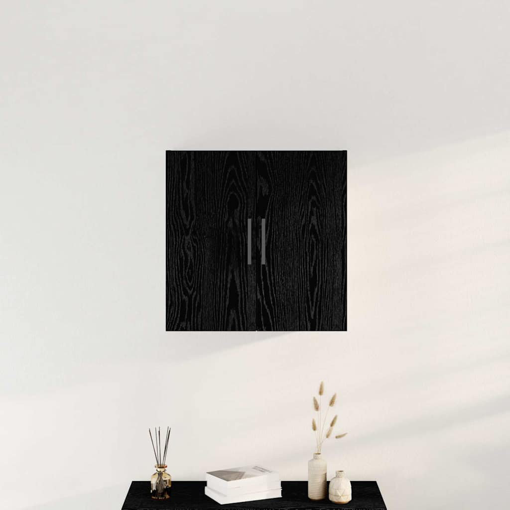 vidaXL Wall Cabinet Wall-mounted Engineered Wood Shelves Bathroom Compact