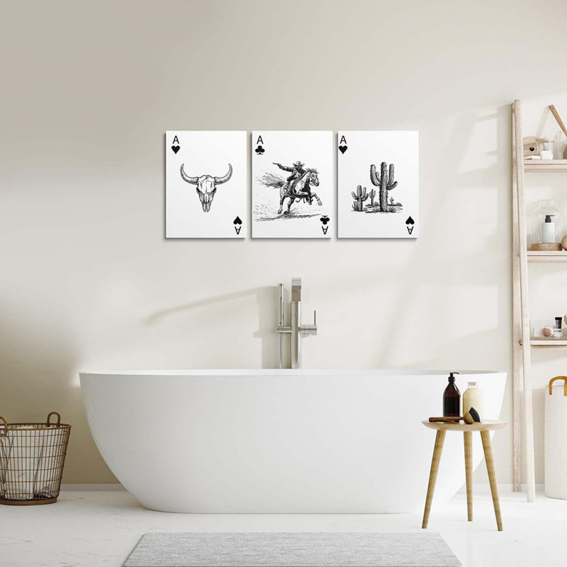 3 Piece Wrapped Canvas Wall Art