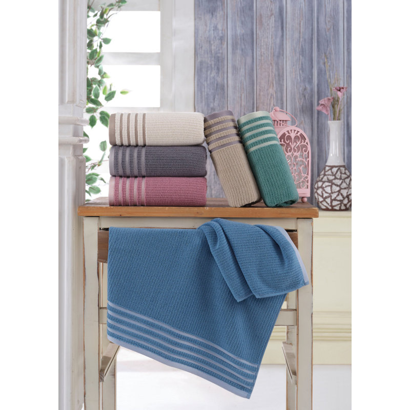 Ensemble de serviettes à main de qualité supérieure (6 pièces), 100% micro-coton, 19,7 x 35,4 pouces | Ultra-absorbant, 15,9 oz par verge | Lavable à la machine à 104 ° F | Doux, durable et à séchage rapide, parfait pour la maison et le spa