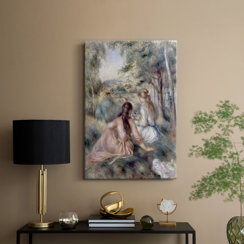 Dans la prairie - galerie Cavas, H 18 po x l 12 po