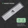 12 Inch Linear Shower Drain With Tile-In Pattern Grate