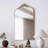 Wall Mirror 43x24 Inch Vintage Ornate Arched Floor Mirror Metal Framed Mirror Dressing Mirror-521783667-521783666