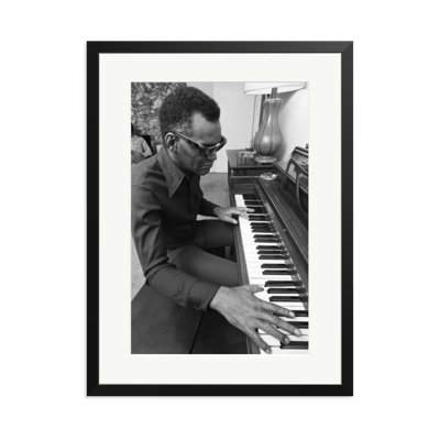 Ray Charles at home