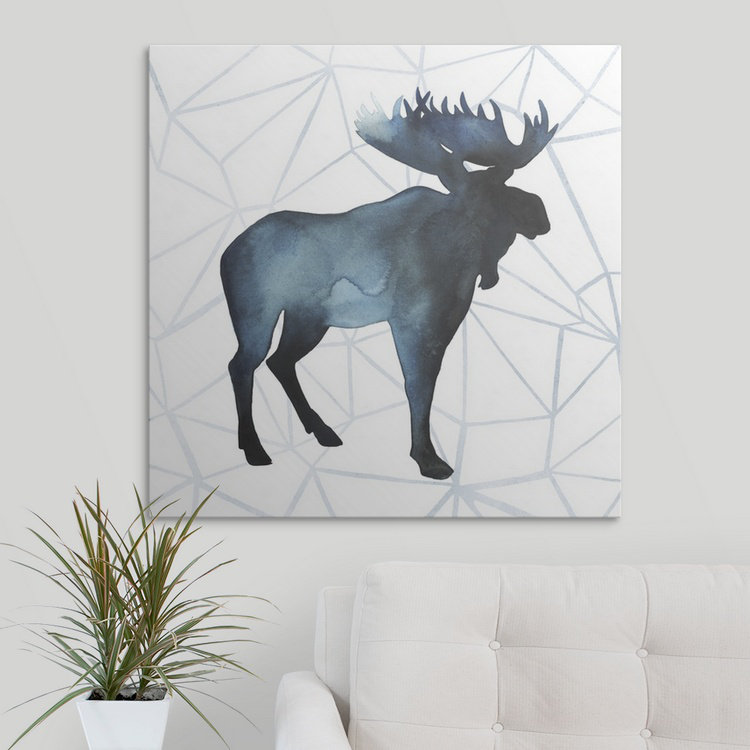 «Safiyah Animal Silhouettes III», Grace Popp, impression, H 35 po x l 35 po x P 1,5 po, Toile