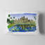 Coussin lombaire à vecteur cityscape cambodge