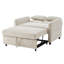 2 Seater Linen Sofa Bed-1172008659