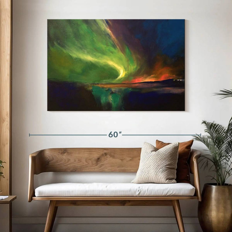 Alvord Aurora Borealis Vision, H 32 po x l 48 po
