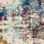 Pink Multi Rug, Stain Resistant Graphics Rug, Thick Abstract Rug, Pink Multi Modern Rug For Bedroom-1813647485