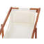 Callas 128cm Long Reclining Acacia Single Chaise with Cushions-2000505004-2000505007