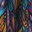 Motif artistique Boho I - rideau abstrait bohème - rideau occultant abstrait - 1 panneau-107626706