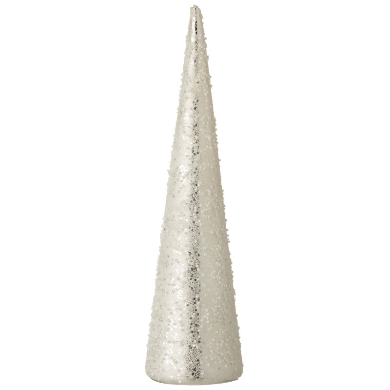 Bourassa Christmas Decorative Accent, 35.5cm H x 9.5cm W x 9.5cm D, Silver