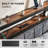 Cradere Queen Size Bed Frame with Headboard, Upholstered Platform Bed with Storage Shelves and Charging Station-634986766