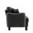 LSF sofa W/Pillow Polyester-Dark Grey