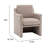 Serena Fully Upholstered Accent Chair - Taupe Chenille-774553596