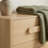 Lumo 3-Drawer Dresser with Wood Rounded Legs