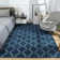 Soft Moroccan-Style Bedroom Rug, Shaggy Modern Area Rug