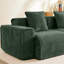 Canapé d'angle 2 places en velours, sans ossature apparente, avec passepoil français, aucun assemblage requis, coussins décoratifs inclus, modulable et adaptable en forme de L, tissu, assemblage sur les bords, mousse haute résilience