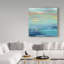 « coucher de soleil beach i », reproduction de peinture à l’acrylique sur toile tendue-32718568
