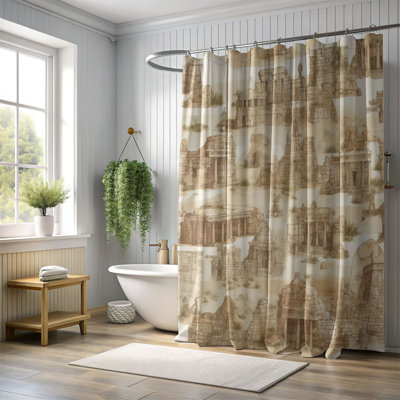 Rideau de douche Ninnekah