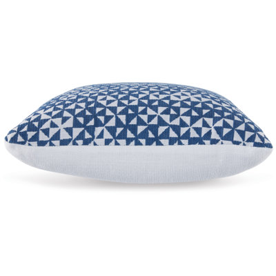 Shonnita Geometric Outdoor Reversible Throw Pillow