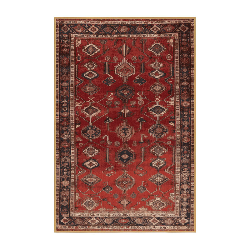 Tapis brun lavable à la machine, Rectangulaire 2 pi x 3 pi