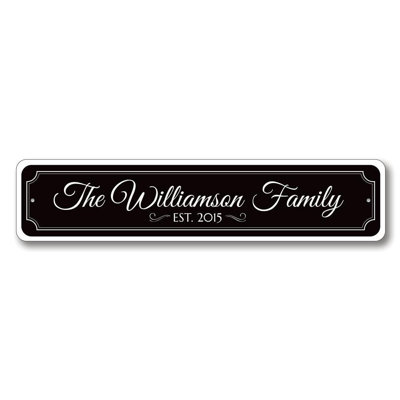 Plaque en aluminium «Anniversary»