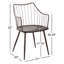 Fauteuil à dossier à lattes Fianna-1372068737