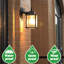 Matte Black 11.5cm H Outdoor Sconce