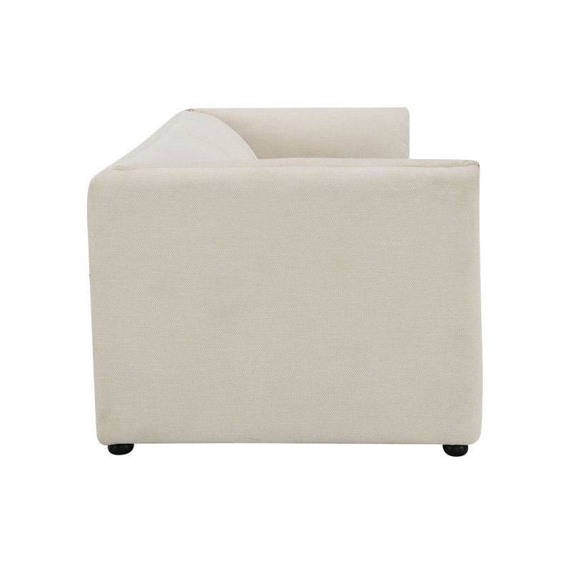 Jaeda Beige Boucle Sofa