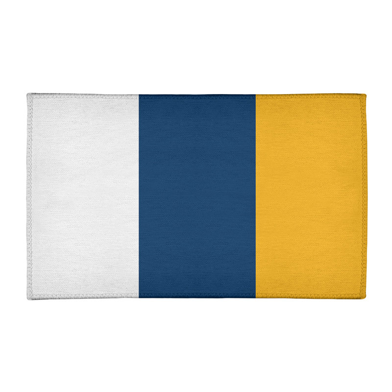 Tapis bleu/jaune, Rectangle 2 pi x 3 pi