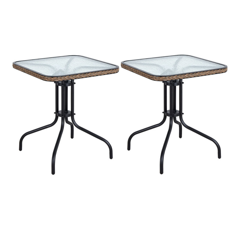 Table d'extérieur 28 po x l 28 po Rictor, 2