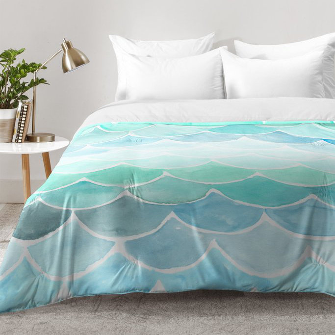 Wonder Forest Coastal Polyester Comforter, Twin XL Comforter + 1 Standard Sham