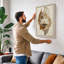 Lotus and Leaves Botanical - Wrapped Canvas-1320315674-1320315669
