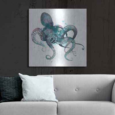 Art mural en métal «Tentacles I» par Grace Popp