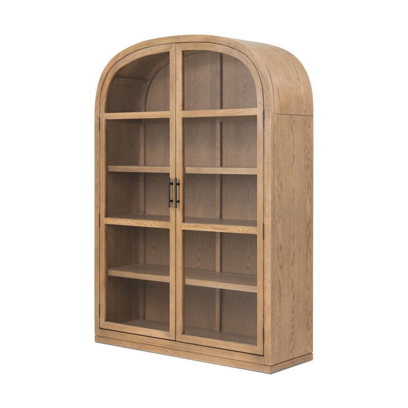 HEPBURN Display Stand, Dark Anthracite Oak Veneer