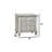 Silver Bedroom Set With LED Lights And Upholstered Headboard-255923248