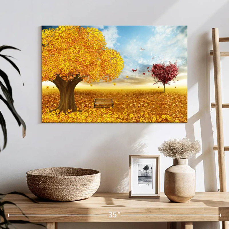 Arbre d'argent Kelan, H 16 po x l 24 po
