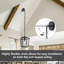 Luminaire suspendu lanterne noir mat à 1 lumière Nauris