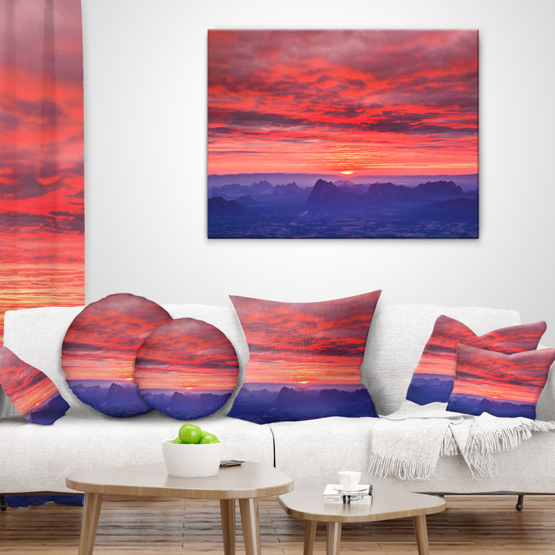 Housse et insert de coussin rectangulaire First Light Morning