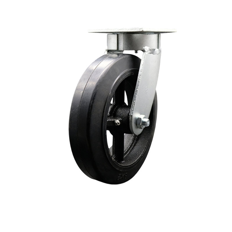 Rubber on Steel Caster