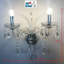 Angelos Glass Candle Wall Light