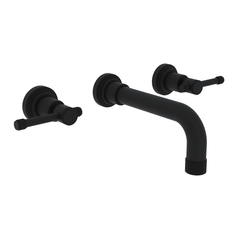 Campo™ Wall Mount Bathroom Faucet, Lever, Matte Black