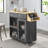 Modway Culinary Kitchen Cart With Spice Rack-88849729