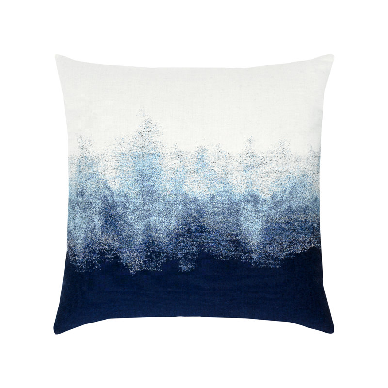 Murmur Throw Square Outdoor Pillow Cover & Insert by Elaine Smith, 22"H x 22"W, Midnight Ombre