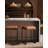 Bar Stools Set of 2, Counter Height Bar Stools, Synthetic Leather with Stitching-100855886