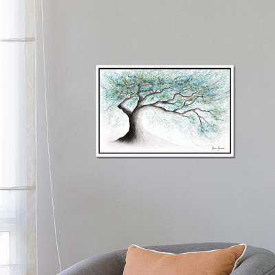 Lucent Lake Tree by Ashvin Harrison - Print on Canvas