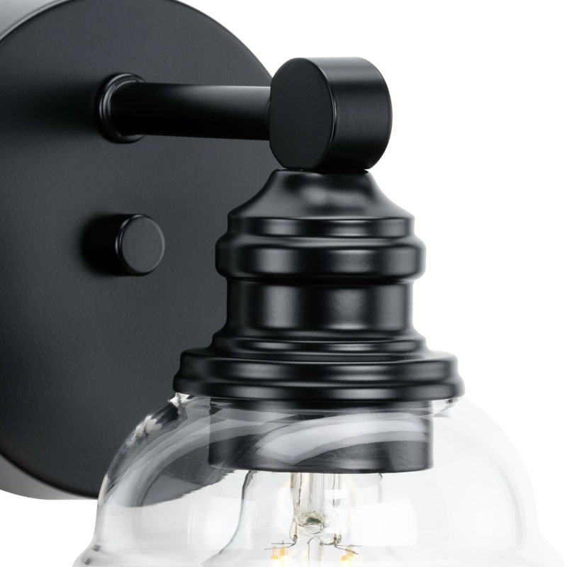 Amy-Mae Dimmable Vanity Light, Matte Black